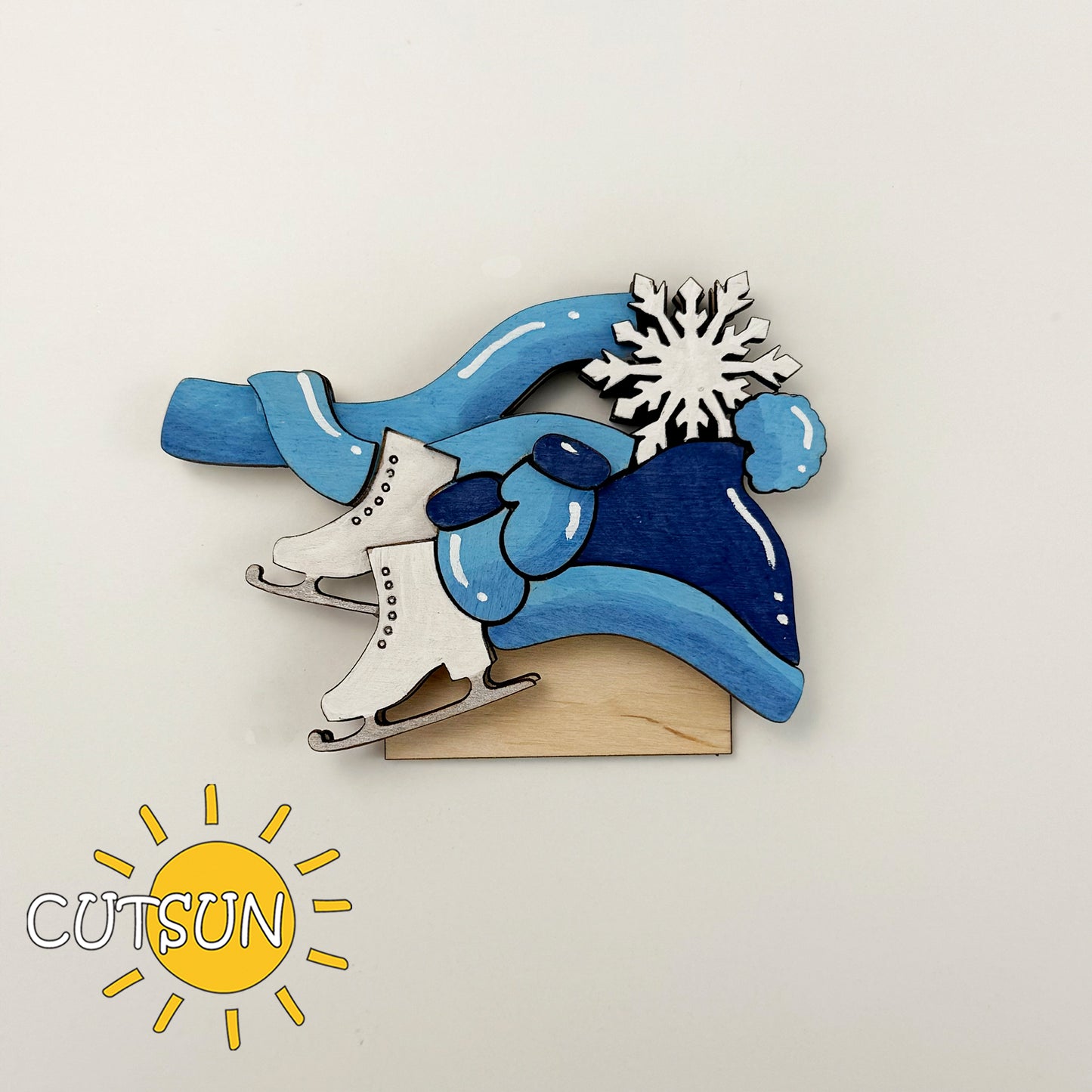 Interchangeable Goose Door Hanger SVG Bundle – 14 Seasonal Add-Ons + Base File | Laser Cut Files for Door Signs