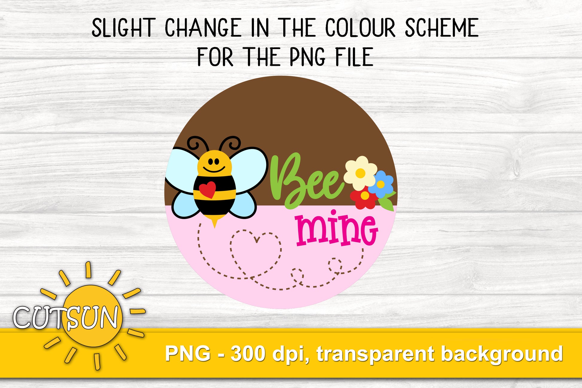 Bee mine door hanger - SVG digital download for use with laser cutters and Cricut / Silhouette craft cutting machines