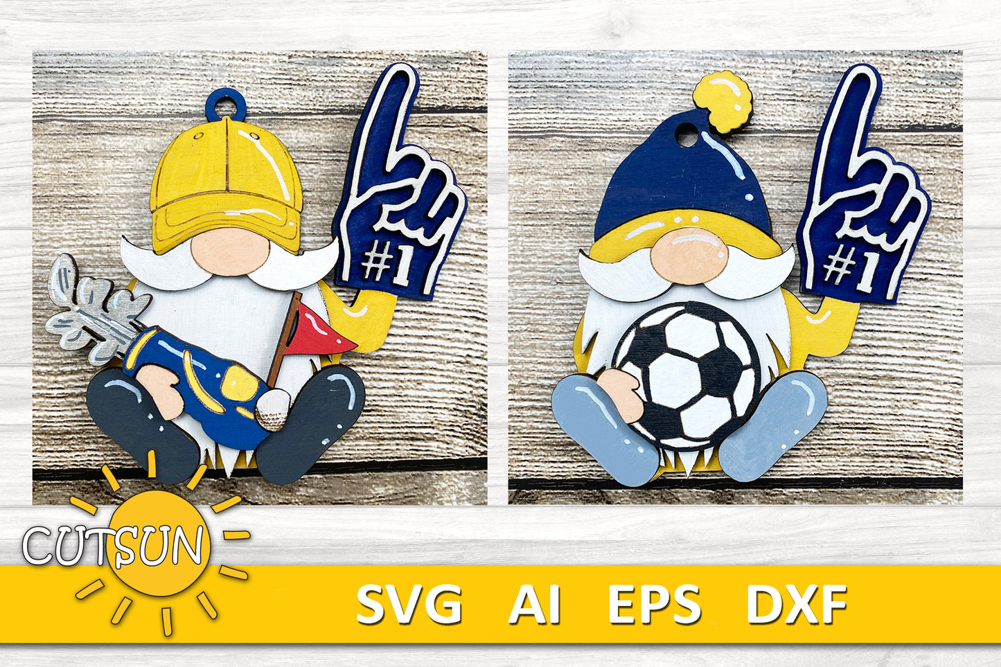 Sport Gnomes svg Gnome Ornaments svg bundle Laser cut file Car Charms SVG Magnet svg Glowforge svg