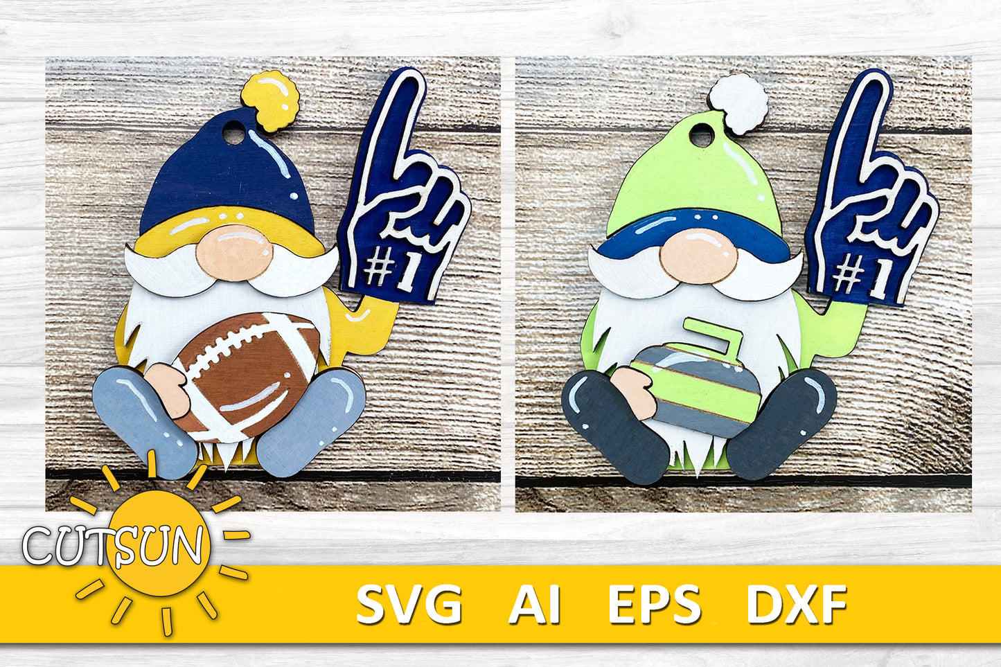 Sport Gnomes svg Gnome Ornaments svg bundle Laser cut file Car Charms SVG Magnet svg Glowforge svg
