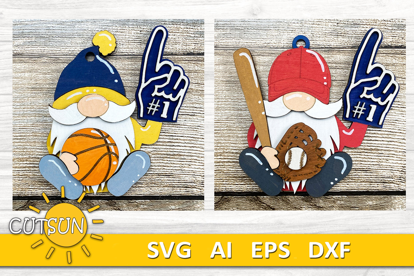 Sport Gnomes svg Gnome Ornaments svg bundle Laser cut file Car Charms SVG Magnet svg Glowforge svg