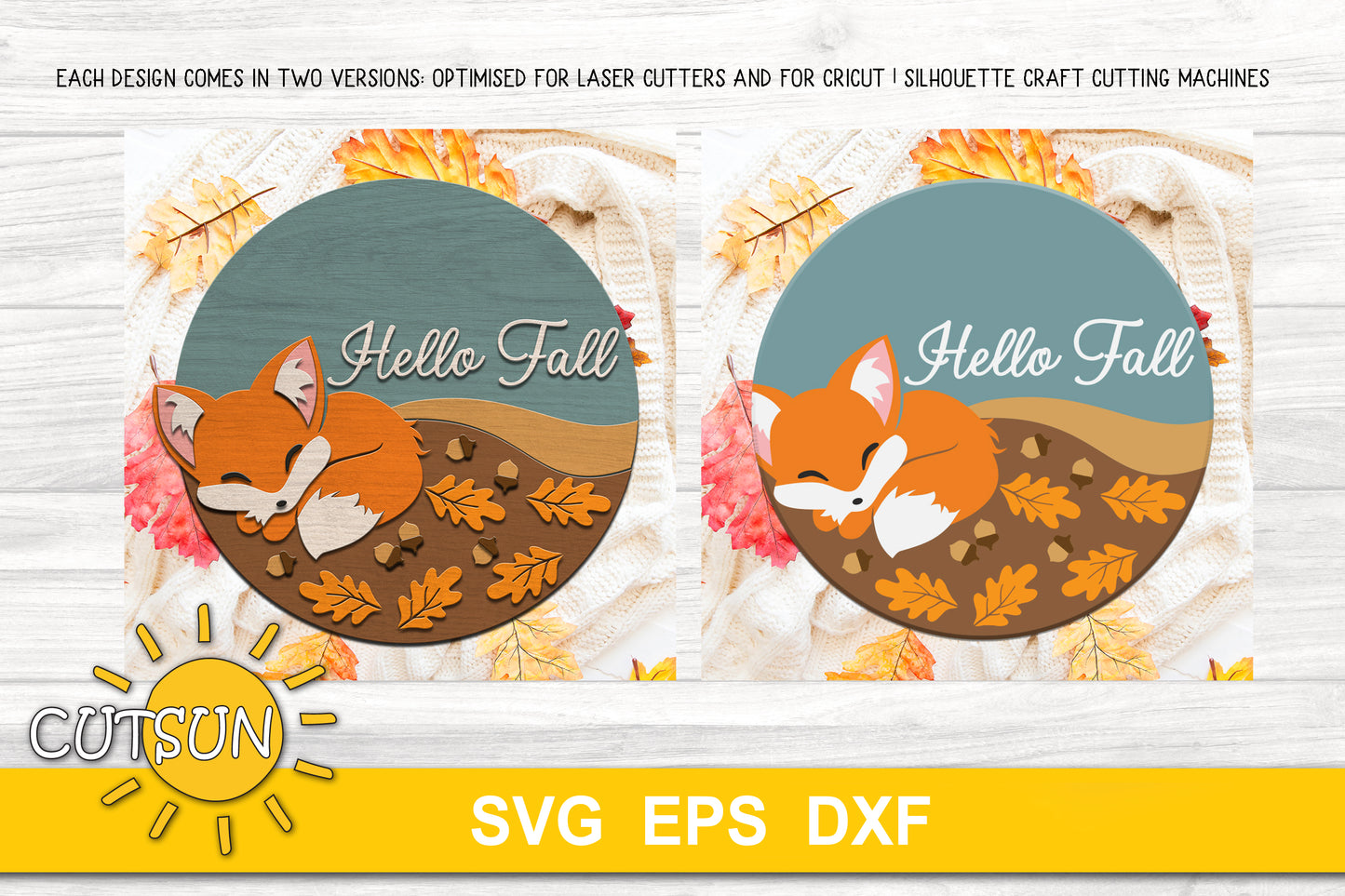 Fall sign SVG bundle