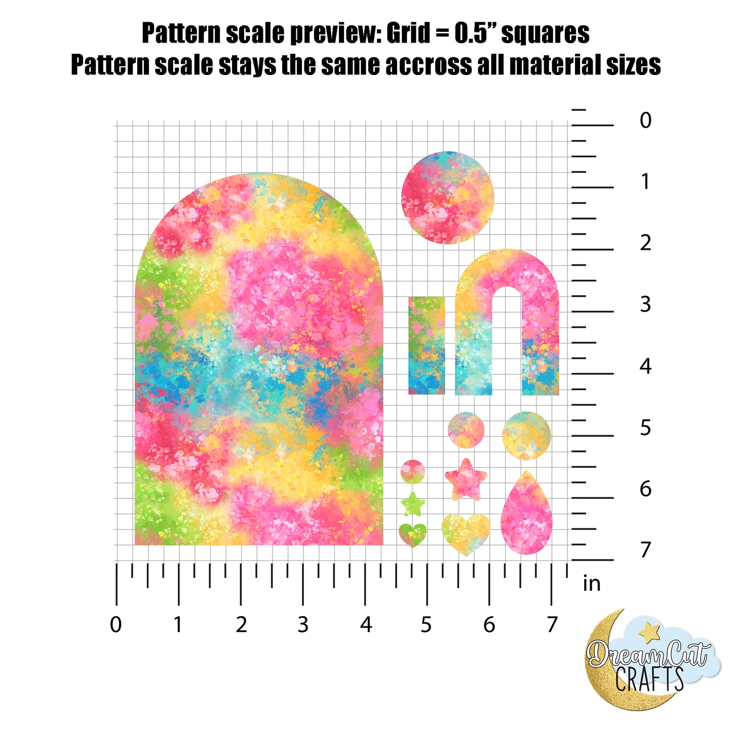 Color Splash – UV Printed Cast Acrylic Sheet | Colorful Summer patterned acrylic
