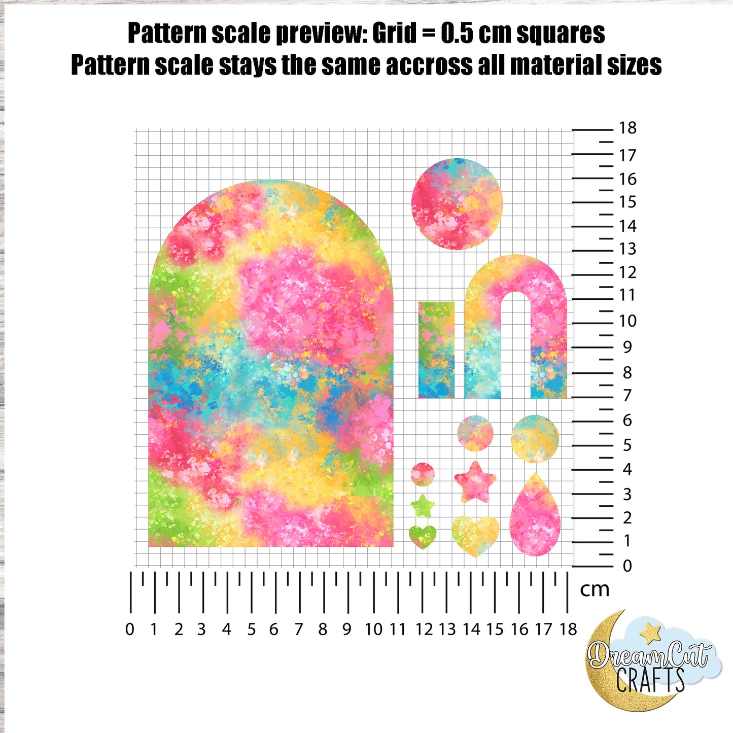 Color Splash – UV Printed Cast Acrylic Sheet | Colorful Summer patterned acrylic