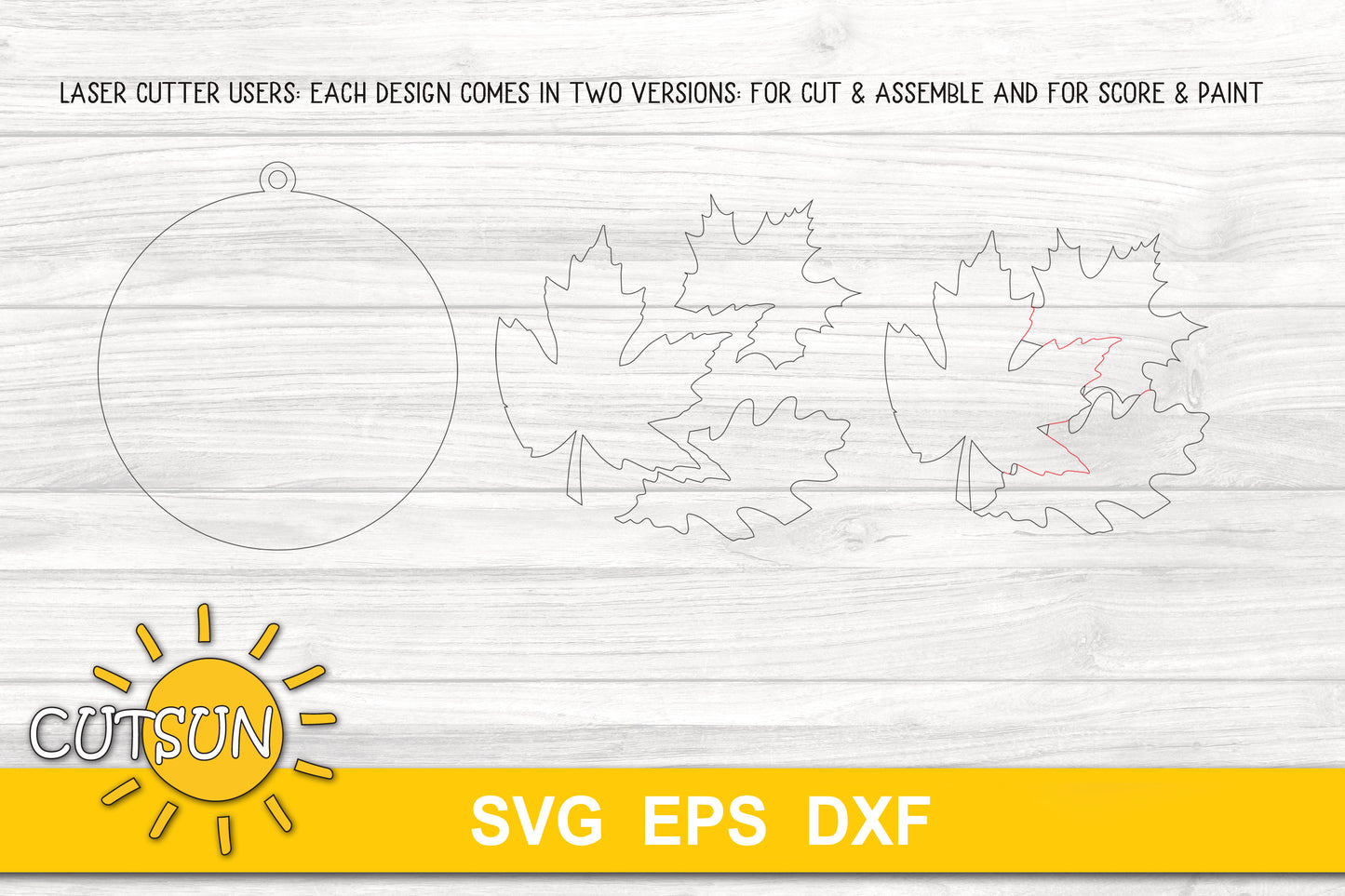 Fall ornaments SVG bundle | Thanksgiving ornaments SVG bundle