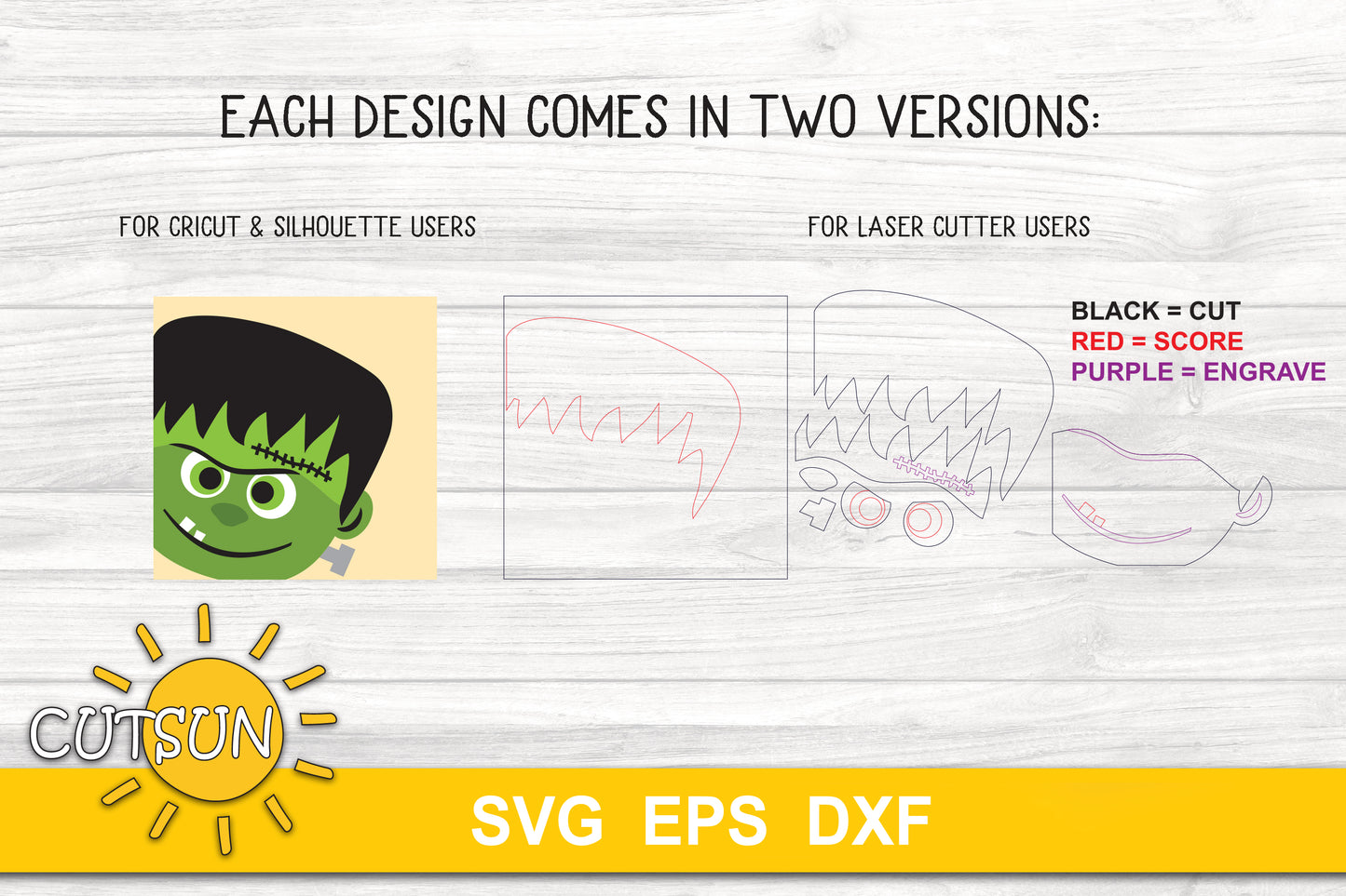 Halloween Square leaning signs SVG bundle