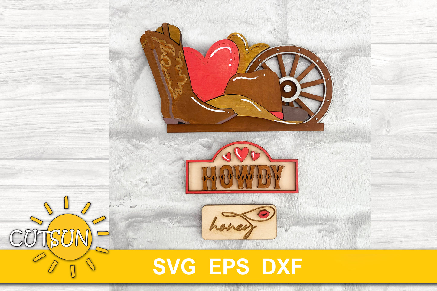 Howdy honey add-on for the Interchangeable farmhouse truck - svg digital download for use with laser cutters