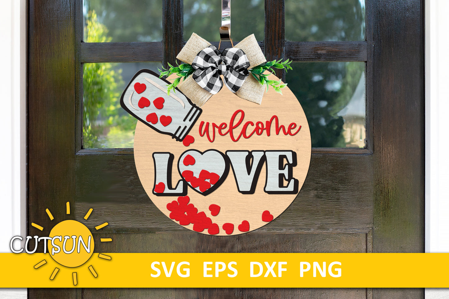Valentine's day Door hangers SVG bundle 2024