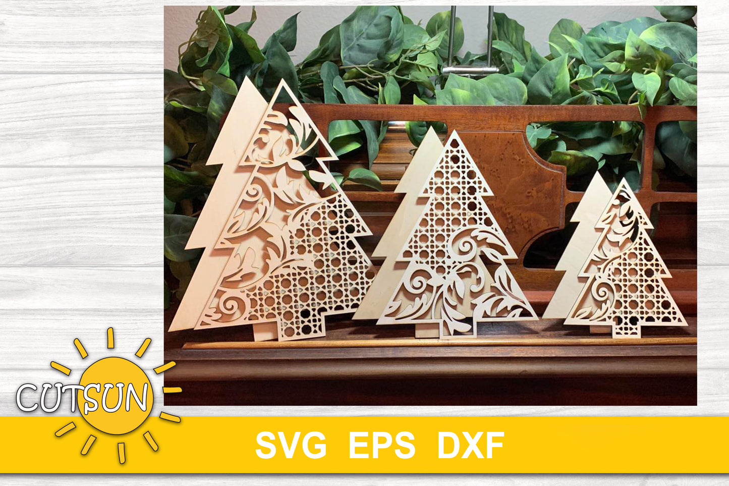 Digital download for patterned standing trees