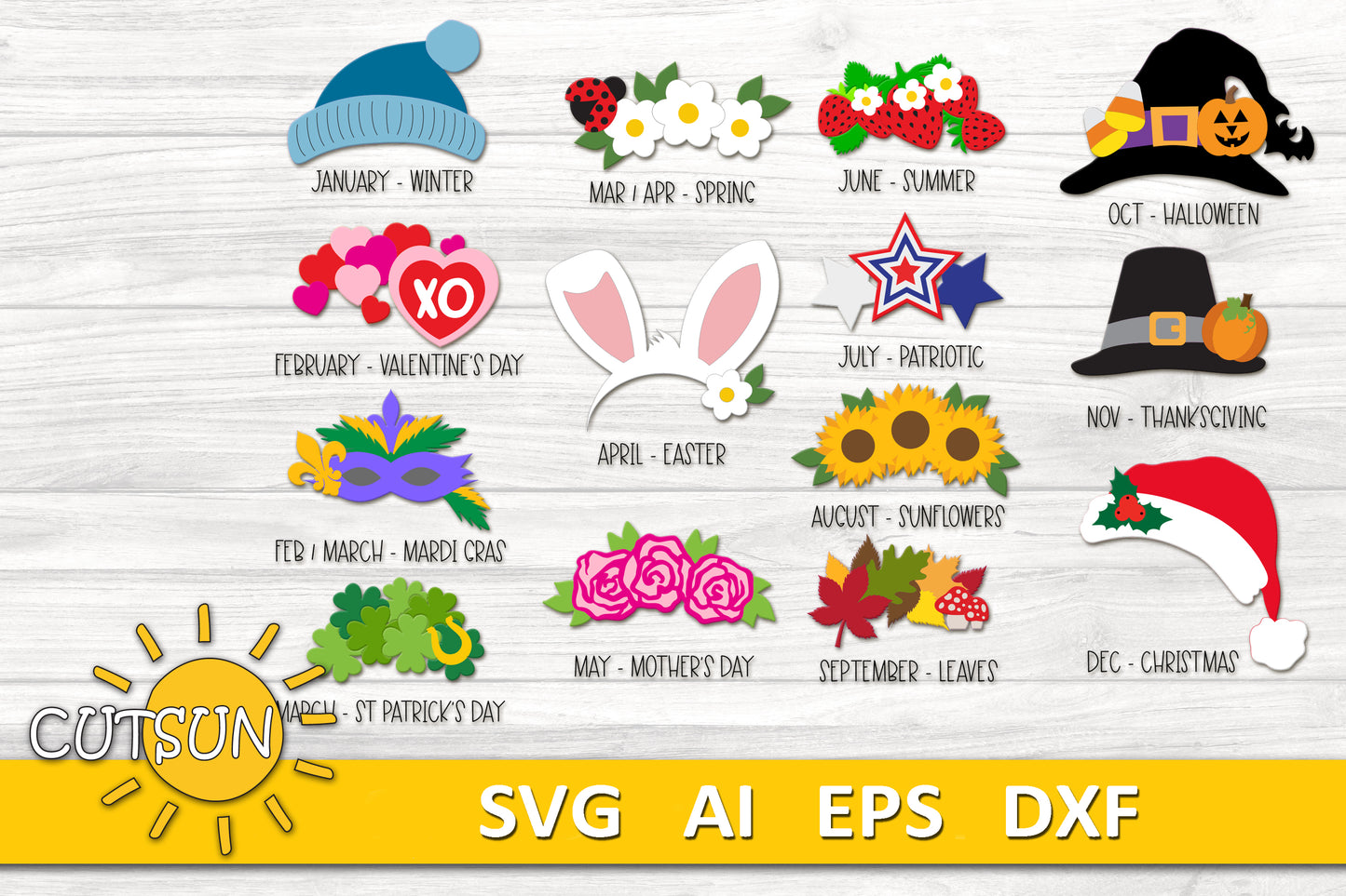 Add-ons Bundle for the Round interchangeable animals door hager svg Glowforge svg Laser cut file