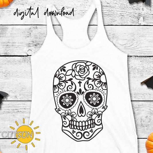 Halloween SVG | Sugar Skull SVG | Halloween SVG