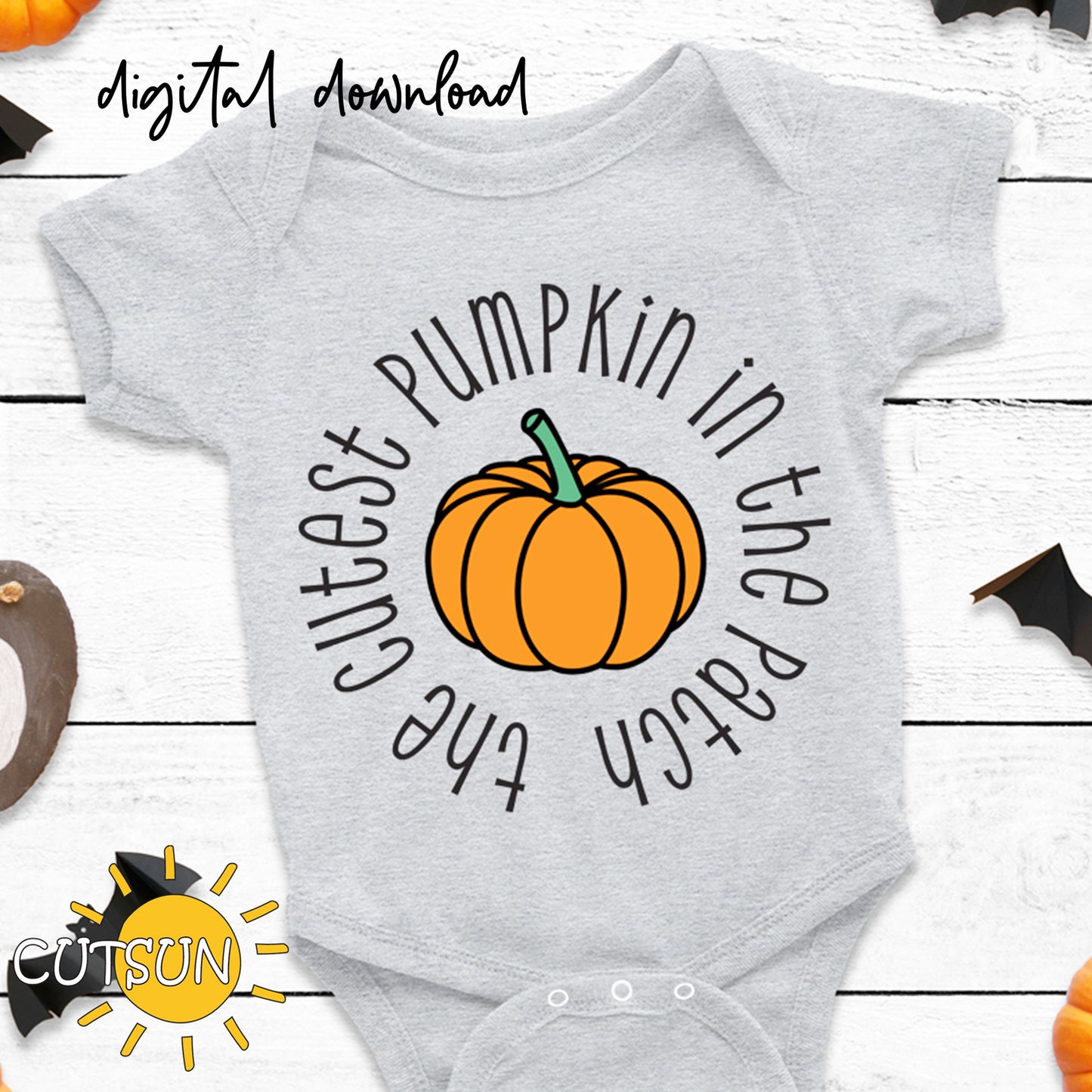 Fall SVG | Pumpkin SVG | The Cutest Pumpkin in the Patch SVG