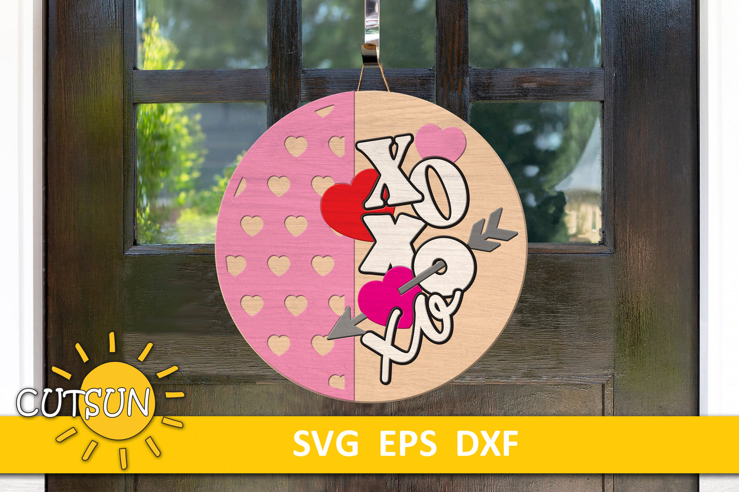 Valentine's day Door hangers SVG bundle 2024