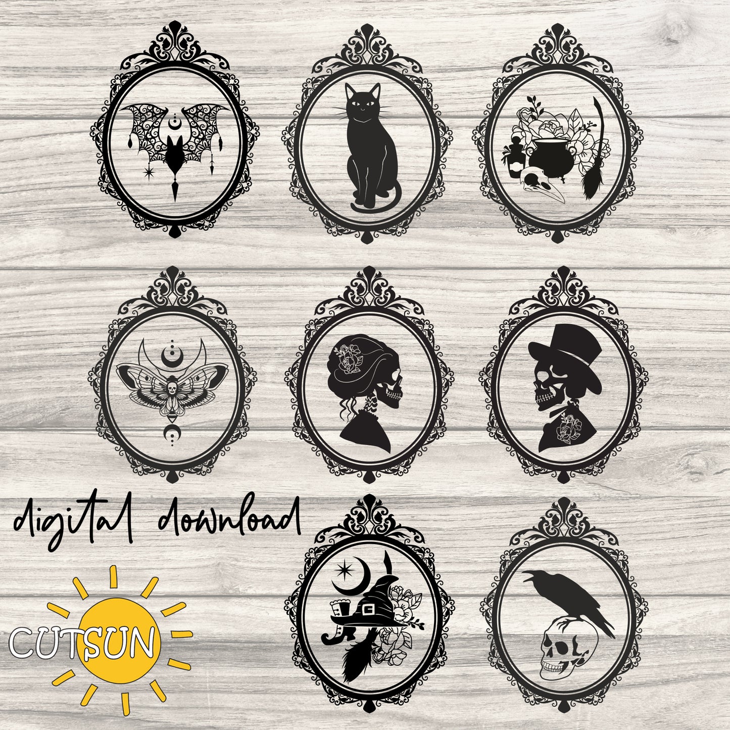 Halloween SVG Bundle | Gothic SVG bundle 16 designs