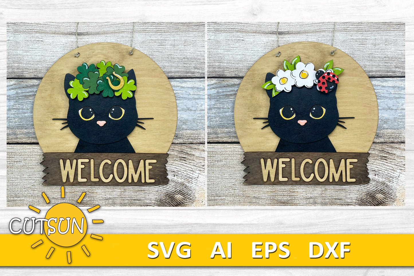 Add-ons Bundle for the Round interchangeable animals door hager svg Glowforge svg Laser cut file