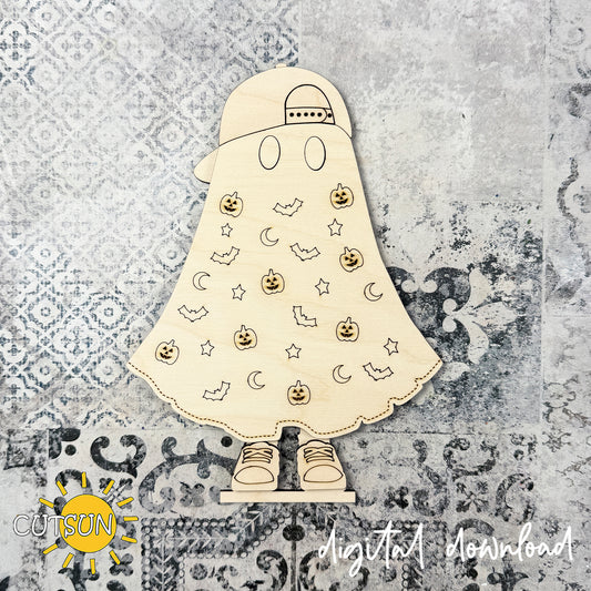 Ghost Shelf Sitters – Halloween Laser Cut File
