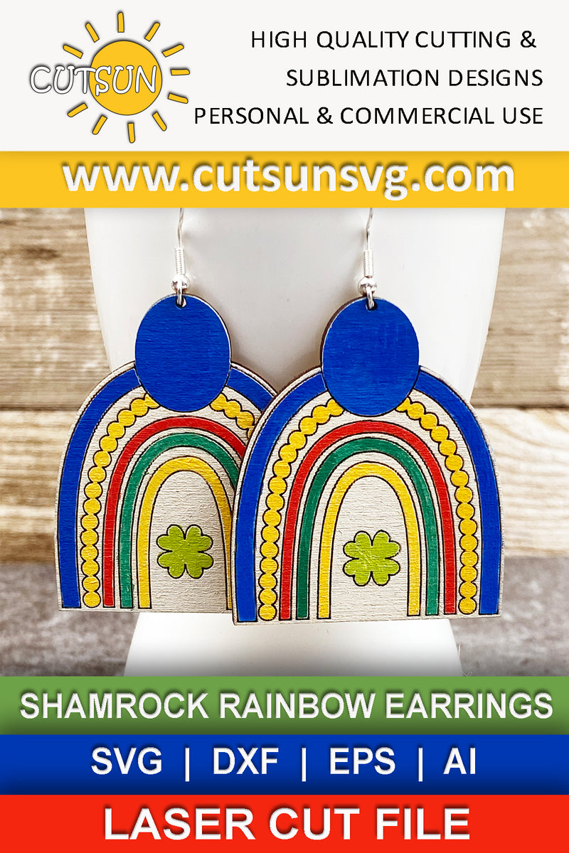 St. Patrick's Day Earrings SVG Bundle