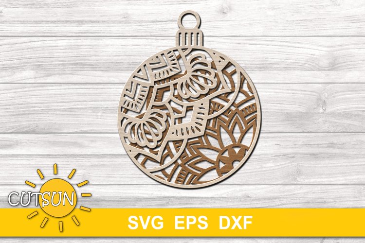 Huge Christmas Ornaments Bundle for Glowforge | Laser cutters SVG files