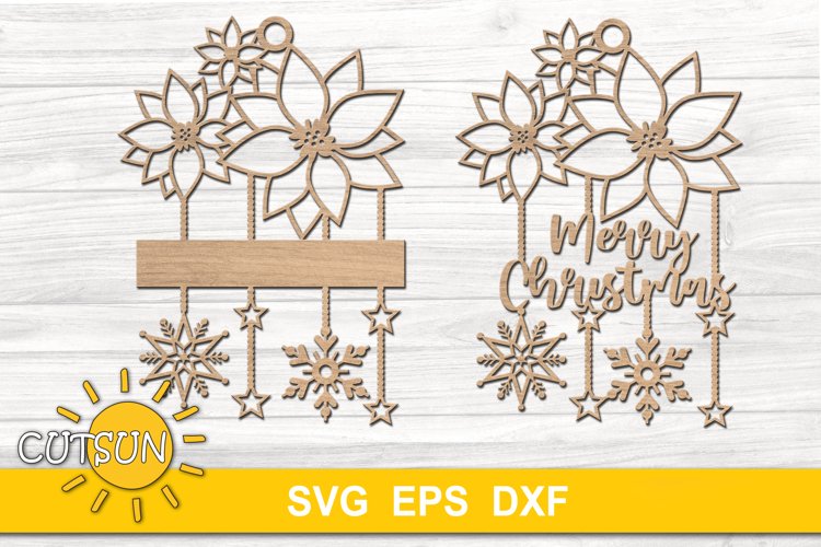 Huge Christmas Ornaments Bundle for Glowforge | Laser cutters SVG files