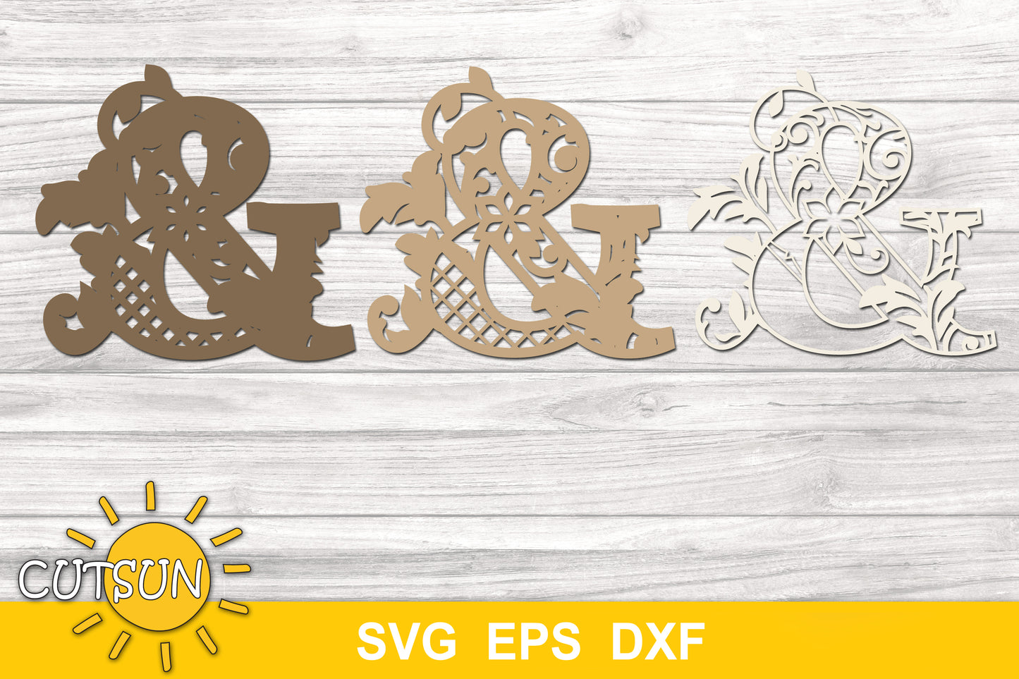 3D Layered Ampersand SVG
