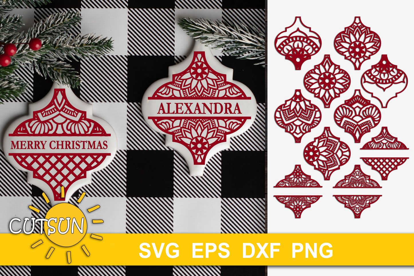 Arabesque tile Ornaments bundle Mandala pattern