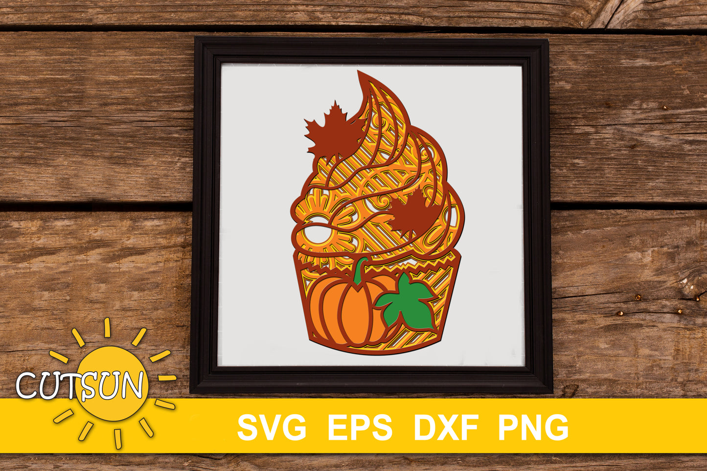 3D Layered Fall SVG