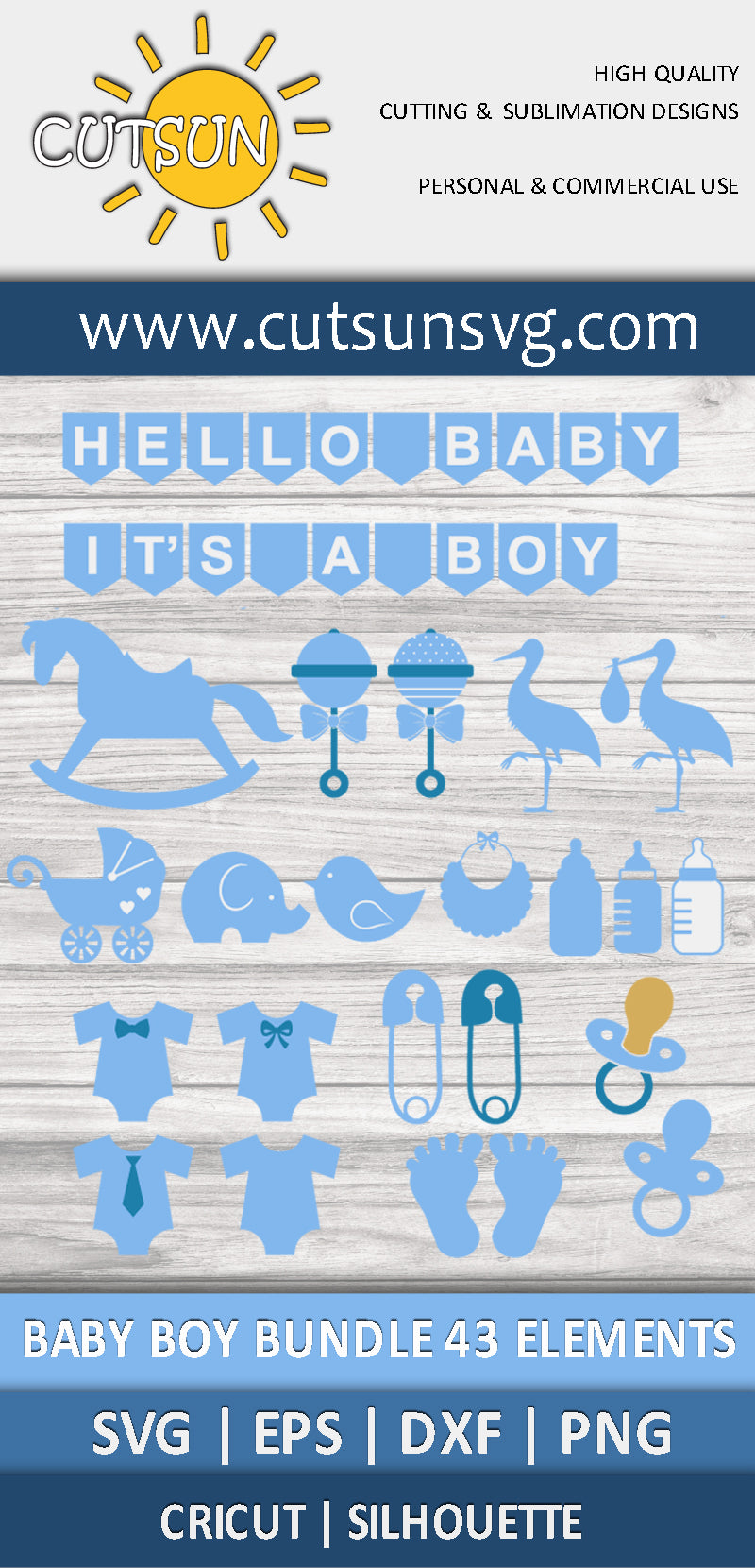 Baby Boy SVG bundle