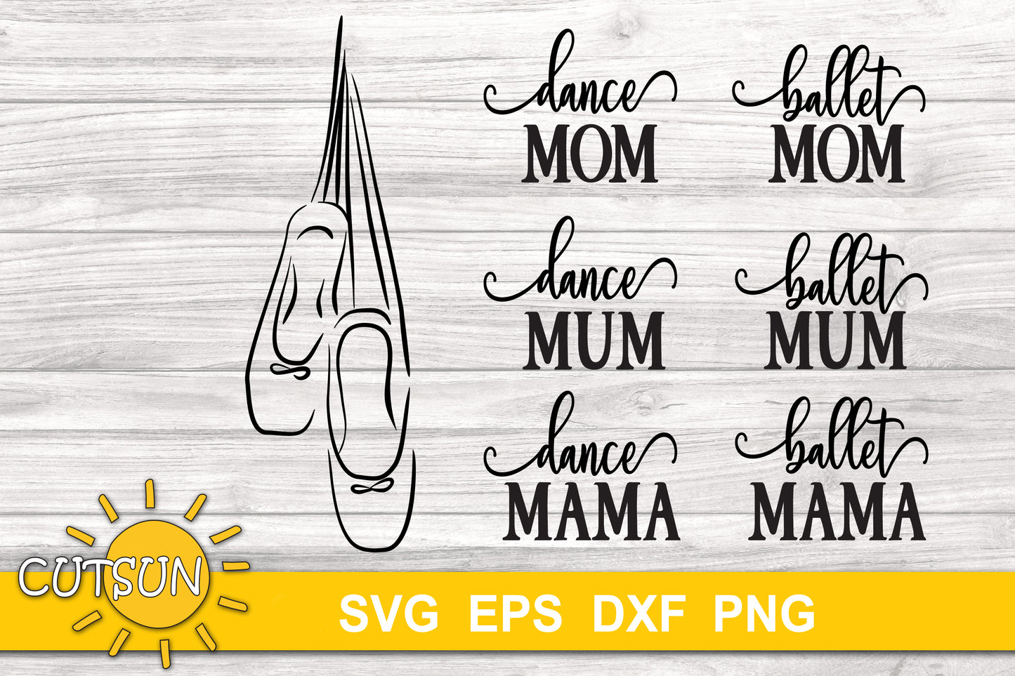 Ballet SVG | Pointe shoes SVG