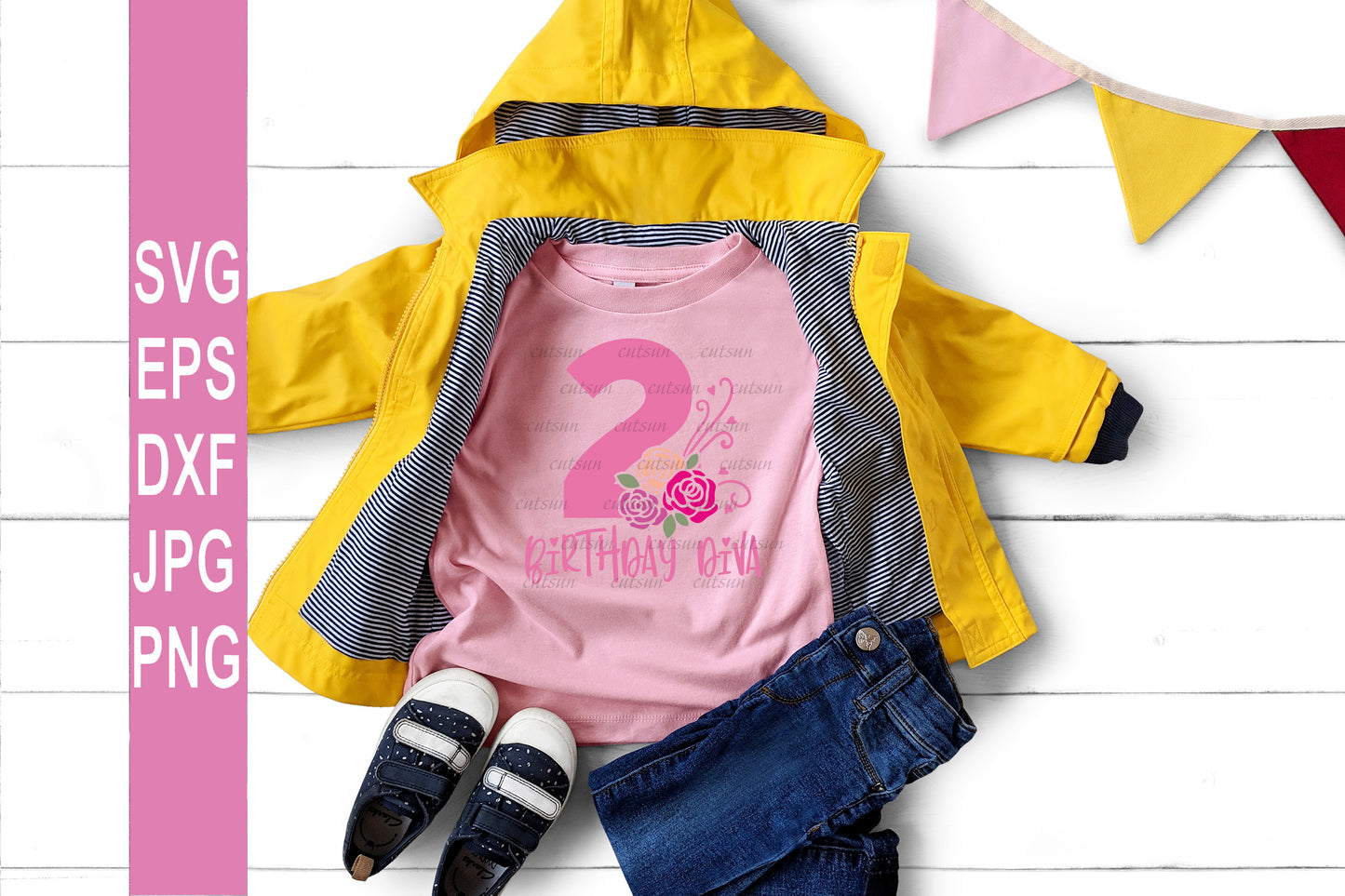 Birthday Diva SVG Bundle | Floral Numbers SVG bundle