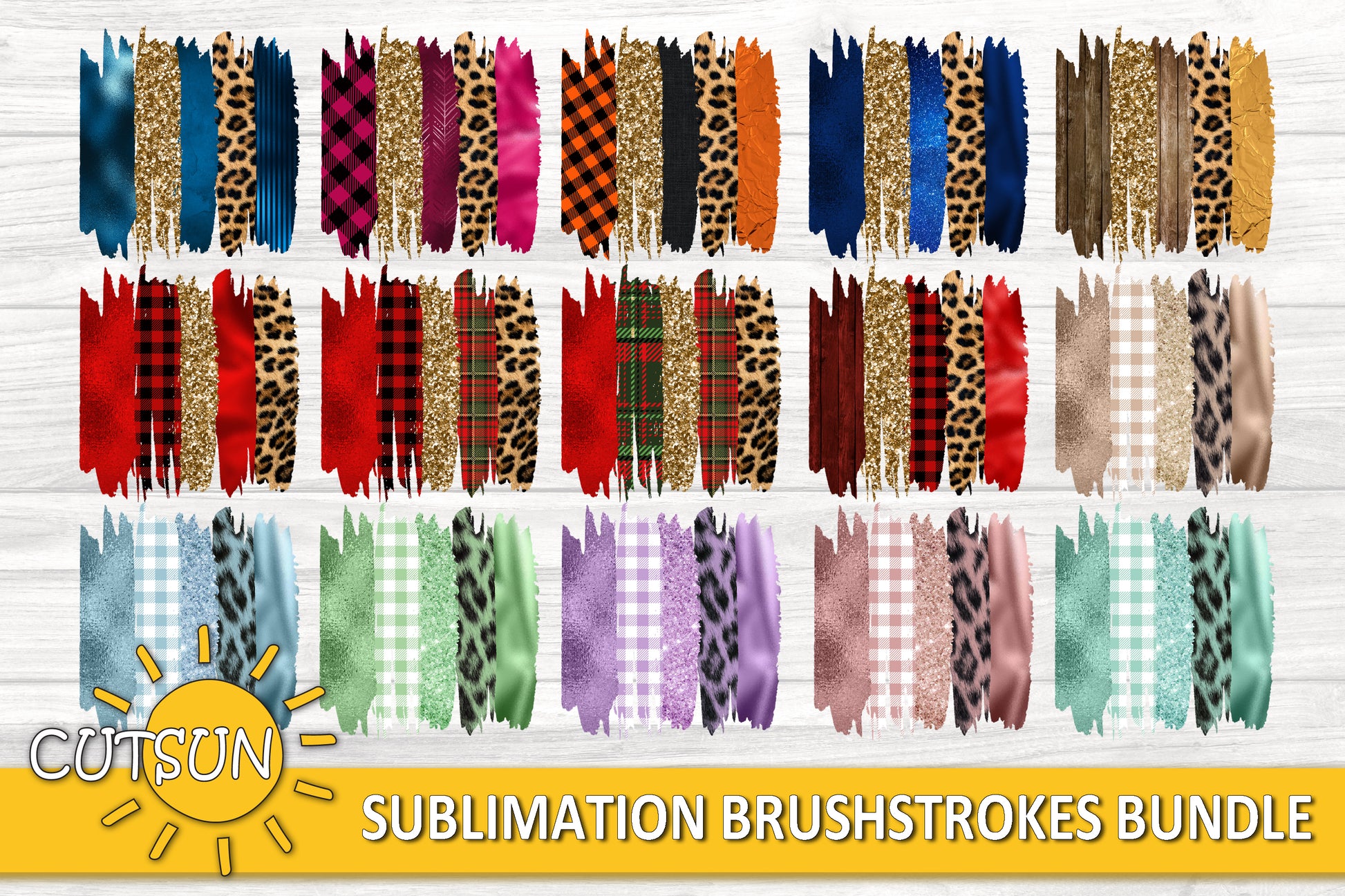 Brush strokes Sublimation backgrounds