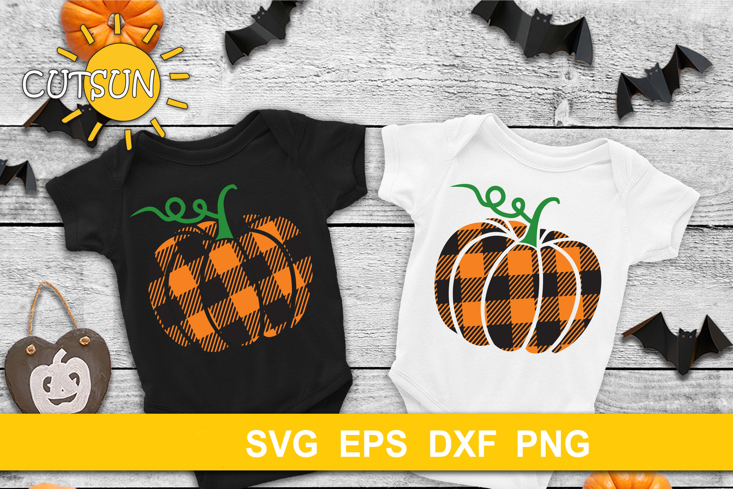 Fall SVG | Buffalo Plaid Pumpkin SVG | Plaid pumpkin SVG