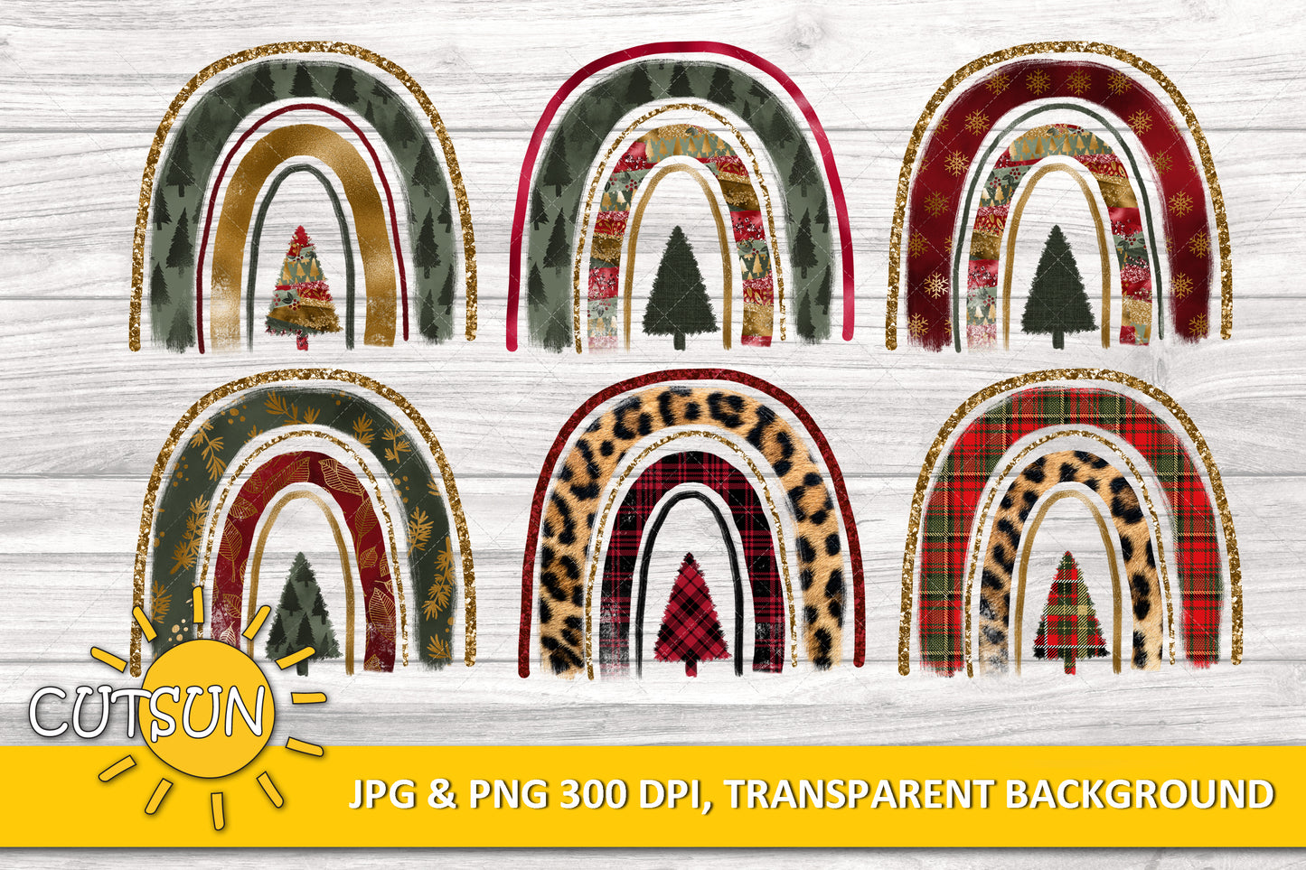 Christmas Sublimation Bundle 40 PNG files