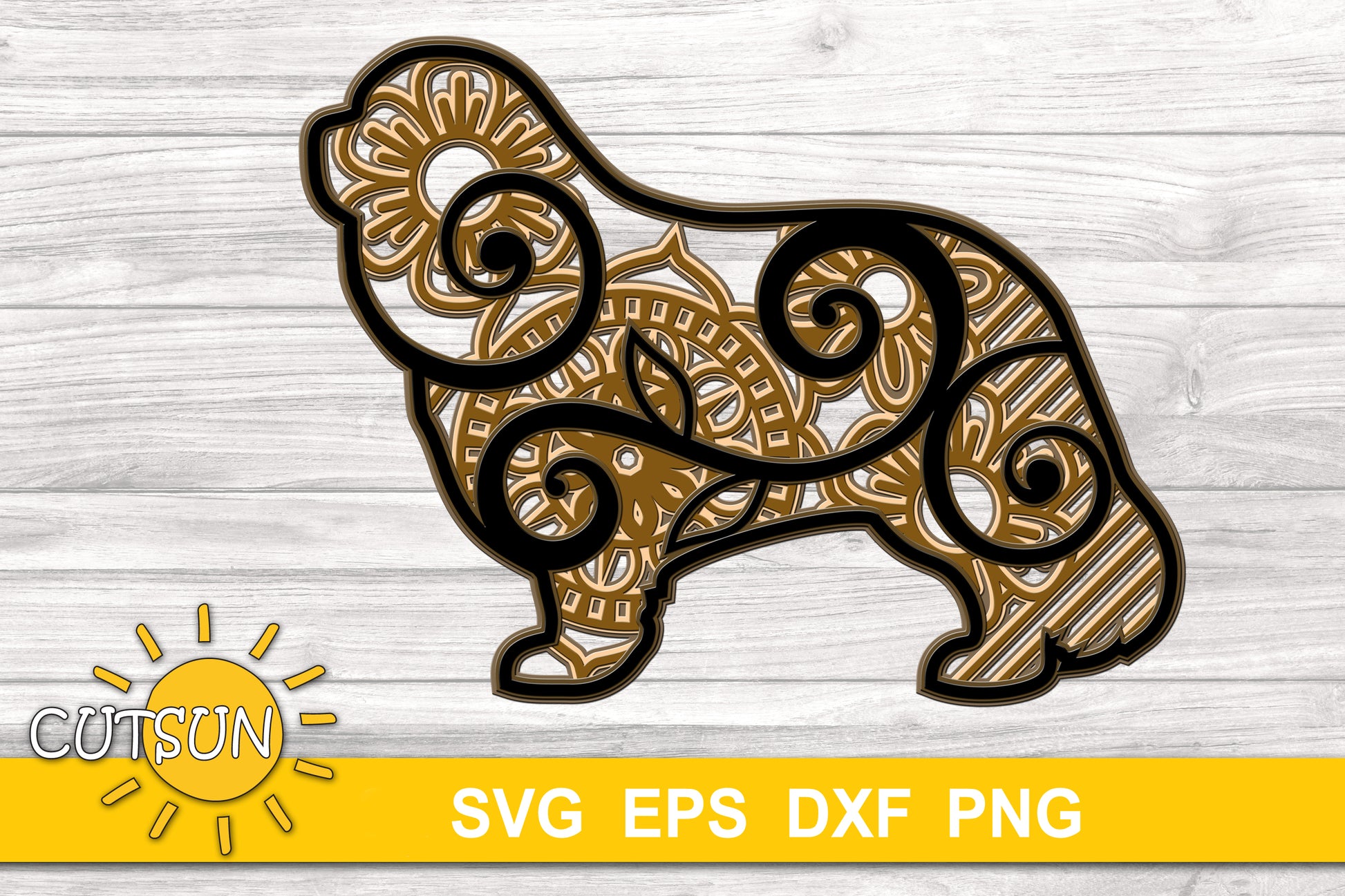 Dog SVG Cavalier King Charles Spaniel