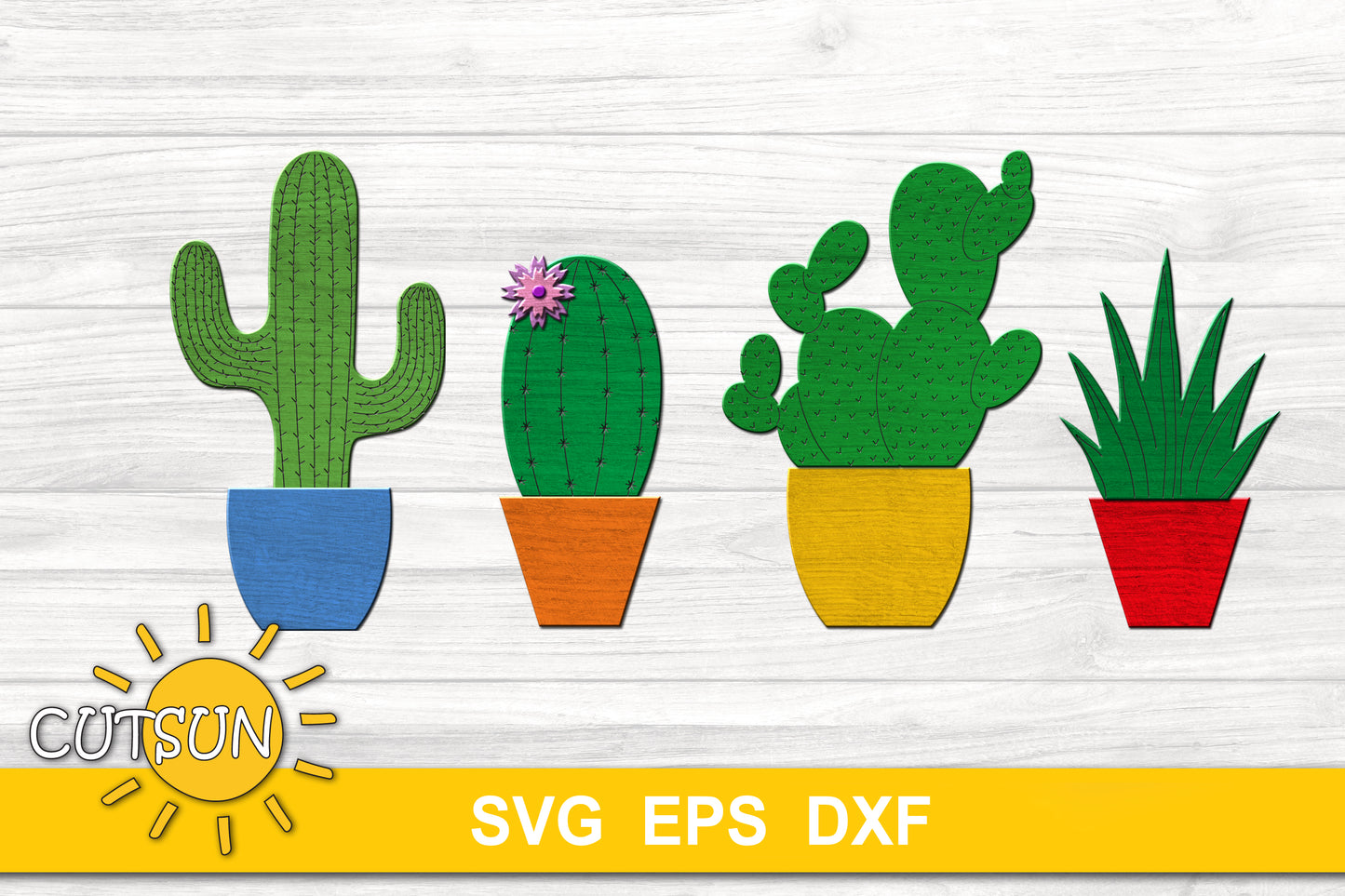 Valentines Day Door Hanger SVG | Cactus Love Grows Here Door hanger SVG