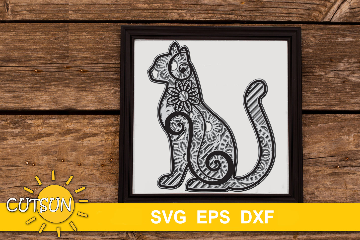 3D Layered Cat