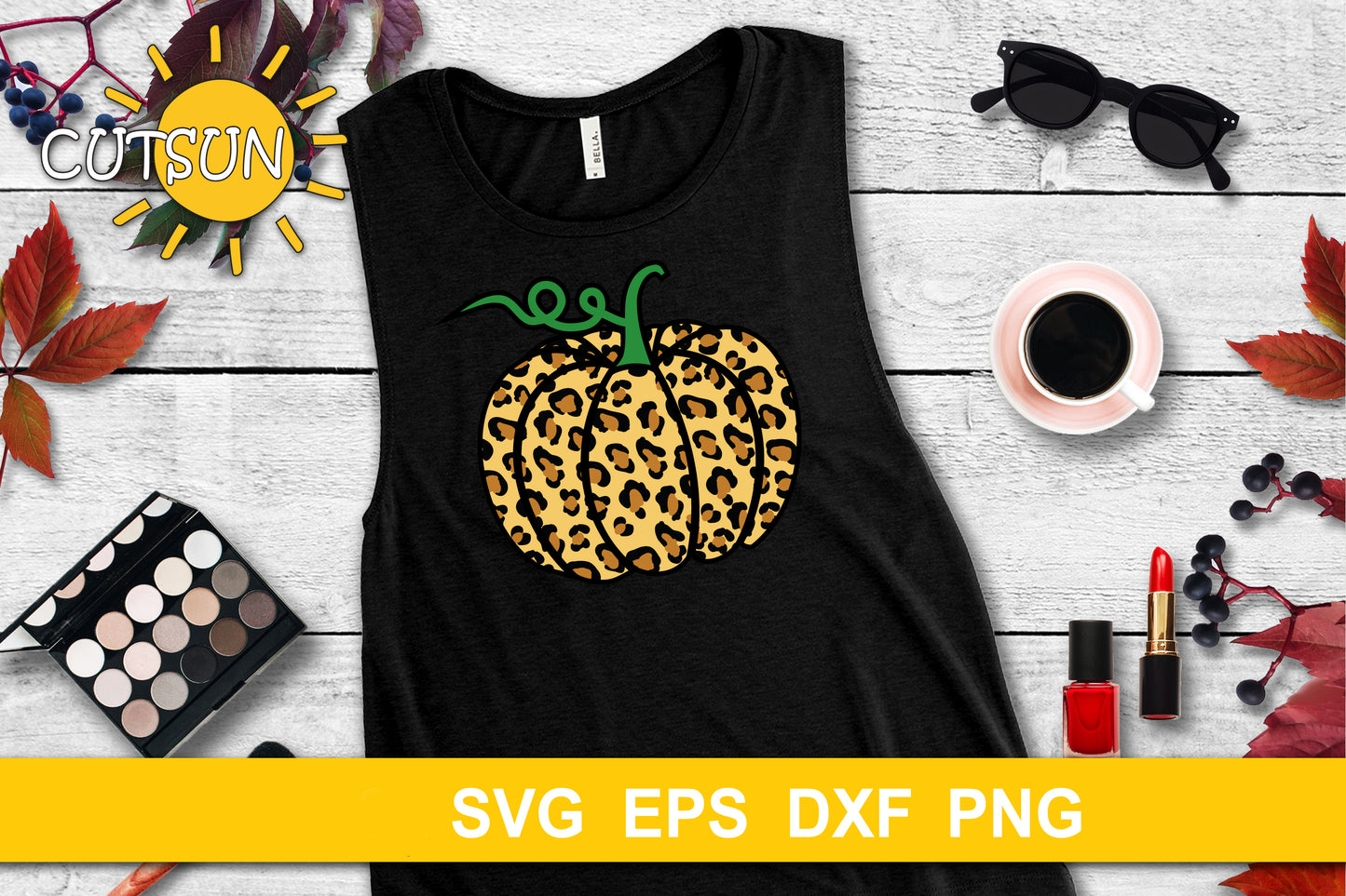 Fall SVG | Leopard Pumpkin SVG | Cheetah Pumpkin SVG