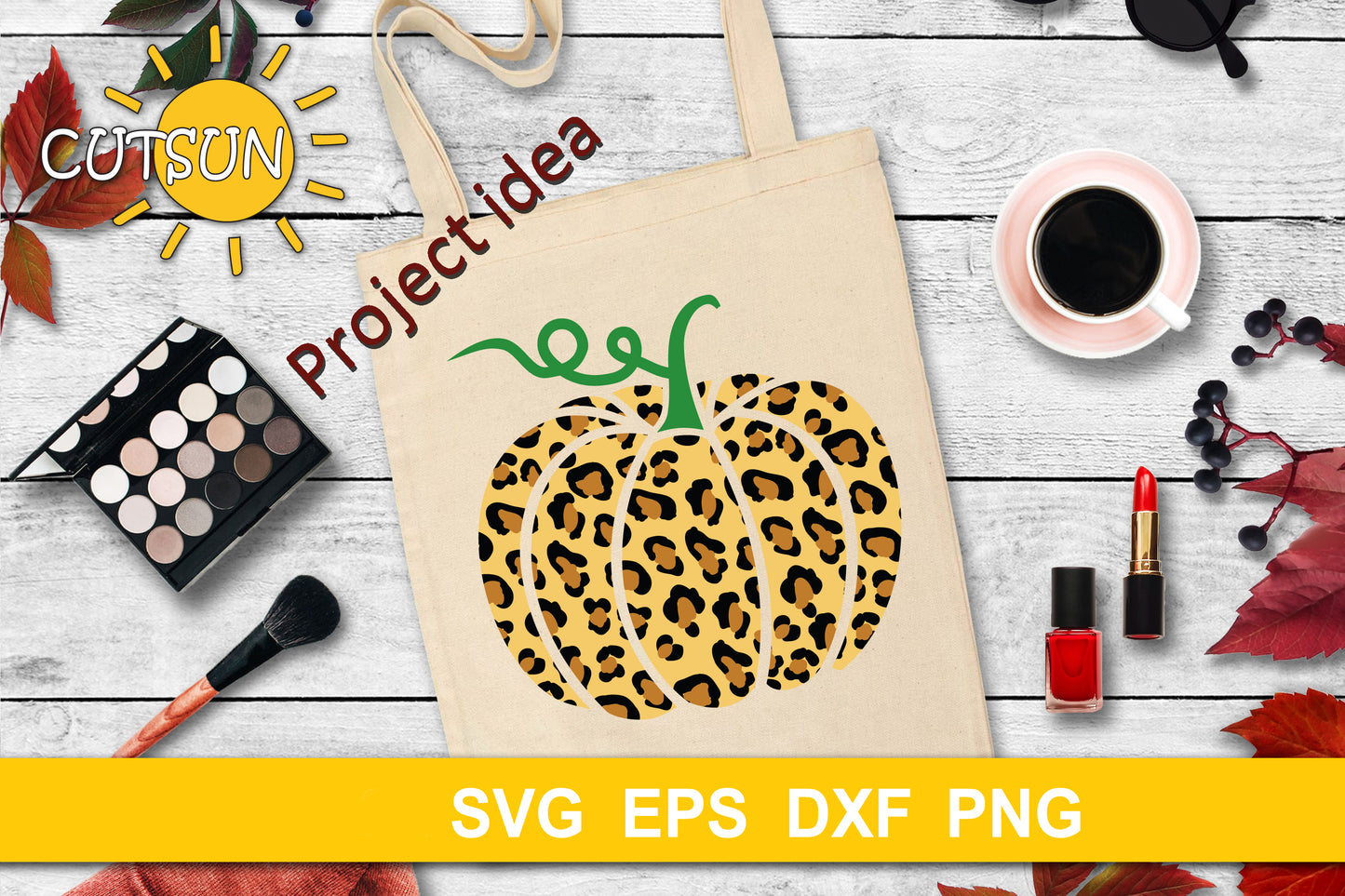 Fall SVG | Leopard Pumpkin SVG | Cheetah Pumpkin SVG