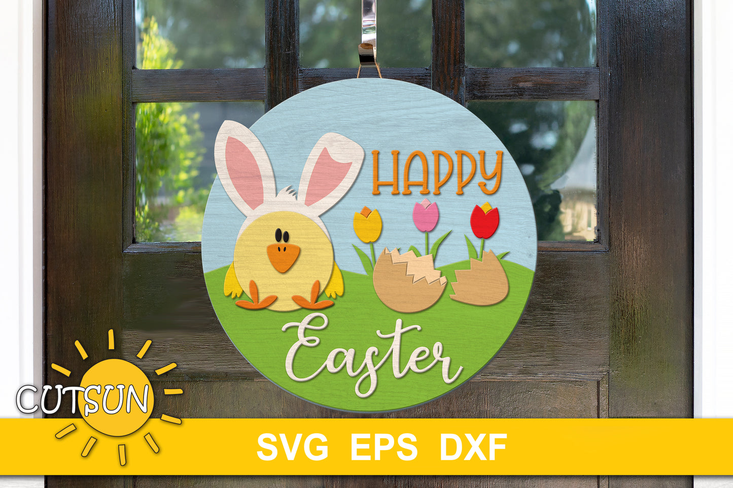Easter door hanger