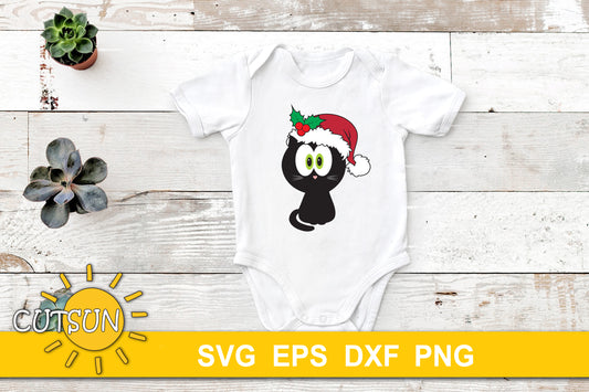 Christmas Kitty SVG