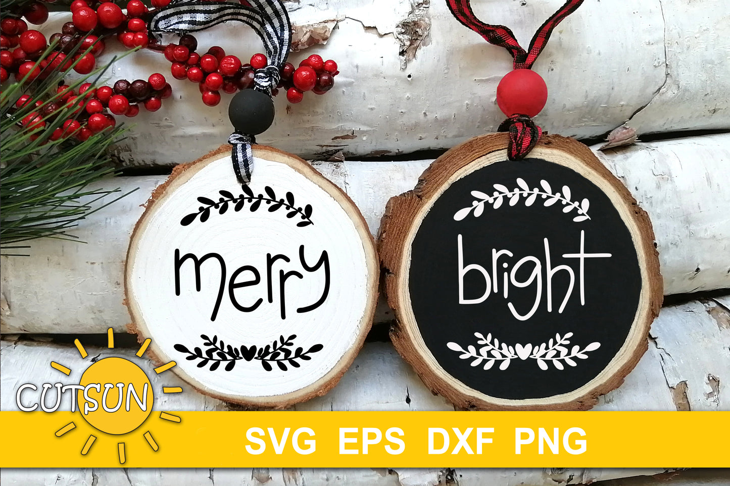 Hand Lettered Christmas Words SVG