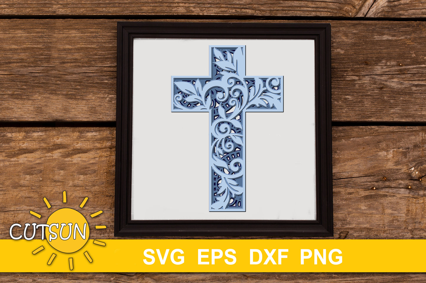 Cross SVG | 3D Layered Cross mini SVG bundle