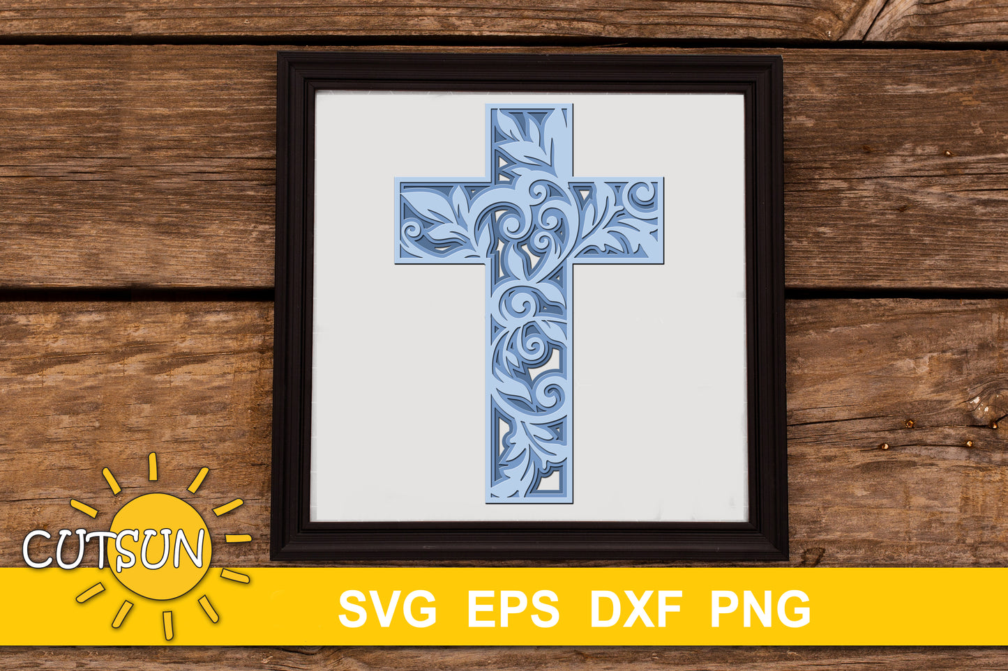 Cross SVG | 3D Layered Cross mini SVG bundle