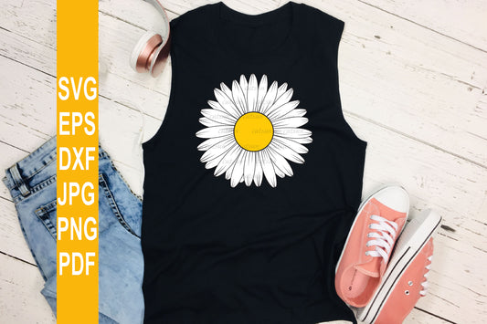 Daisy flower SVG | Flower SVG file for crafters