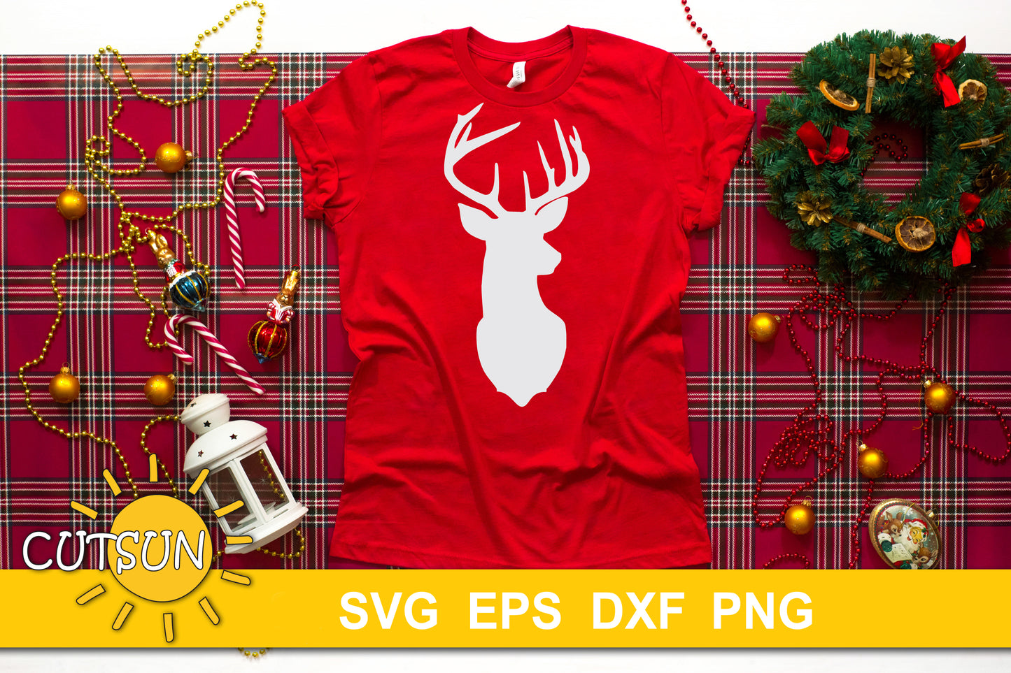 Deer Head SVG | Deer head cut file