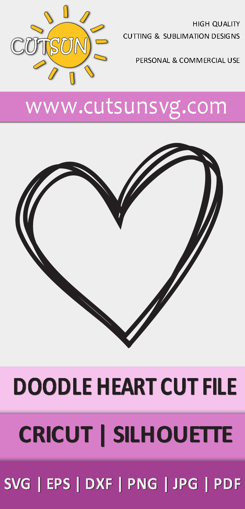 Valentine SVG | Doodle Heart SVG | Valentines day SVG