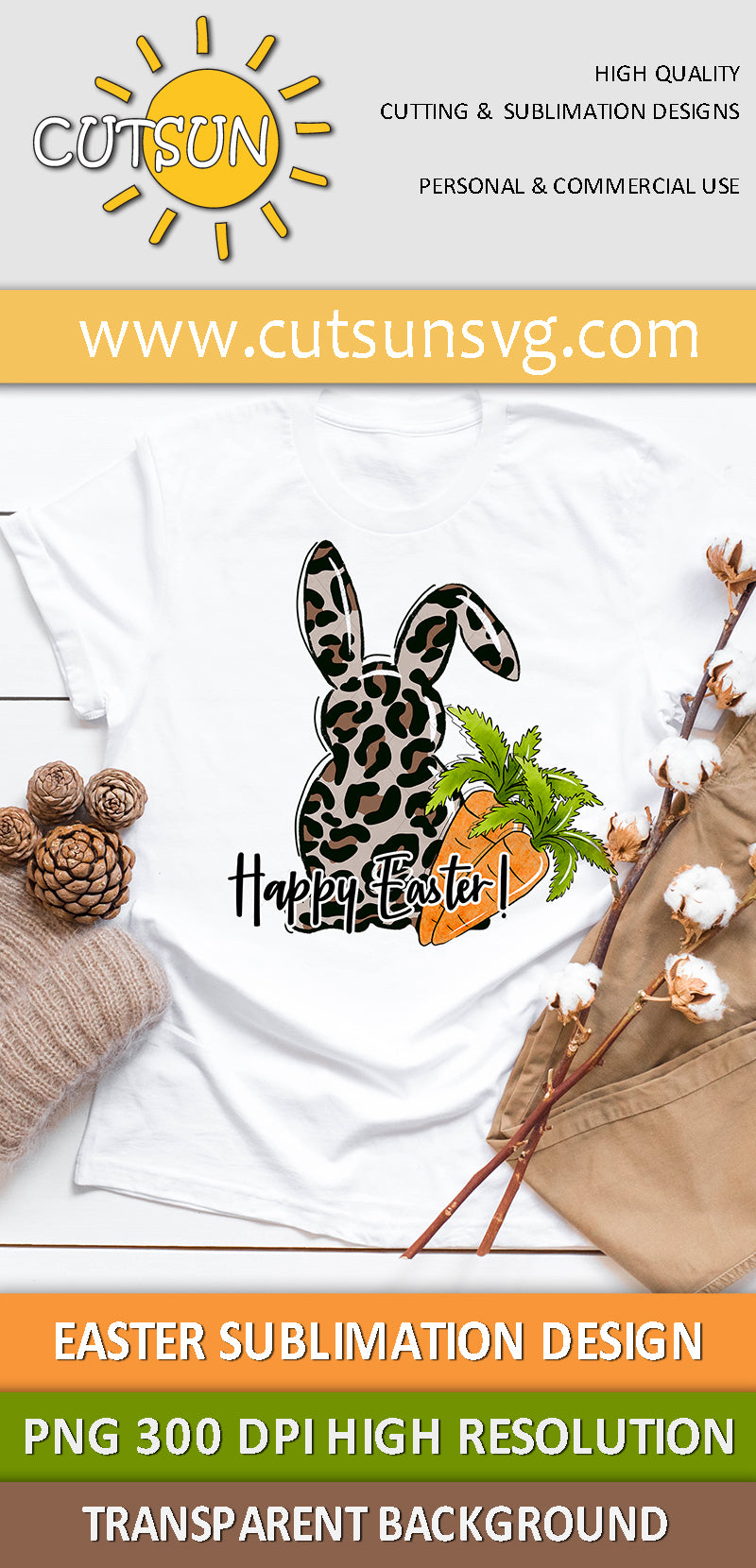 Easter Sublimation Design download | Happy Easter PNG