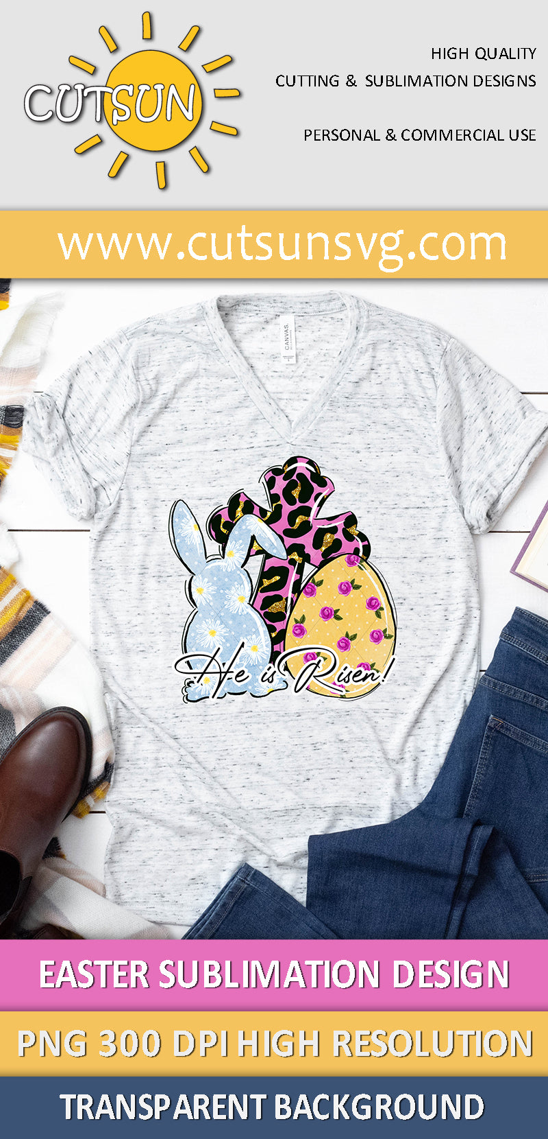 Easter sublimation design download | Easter PNG