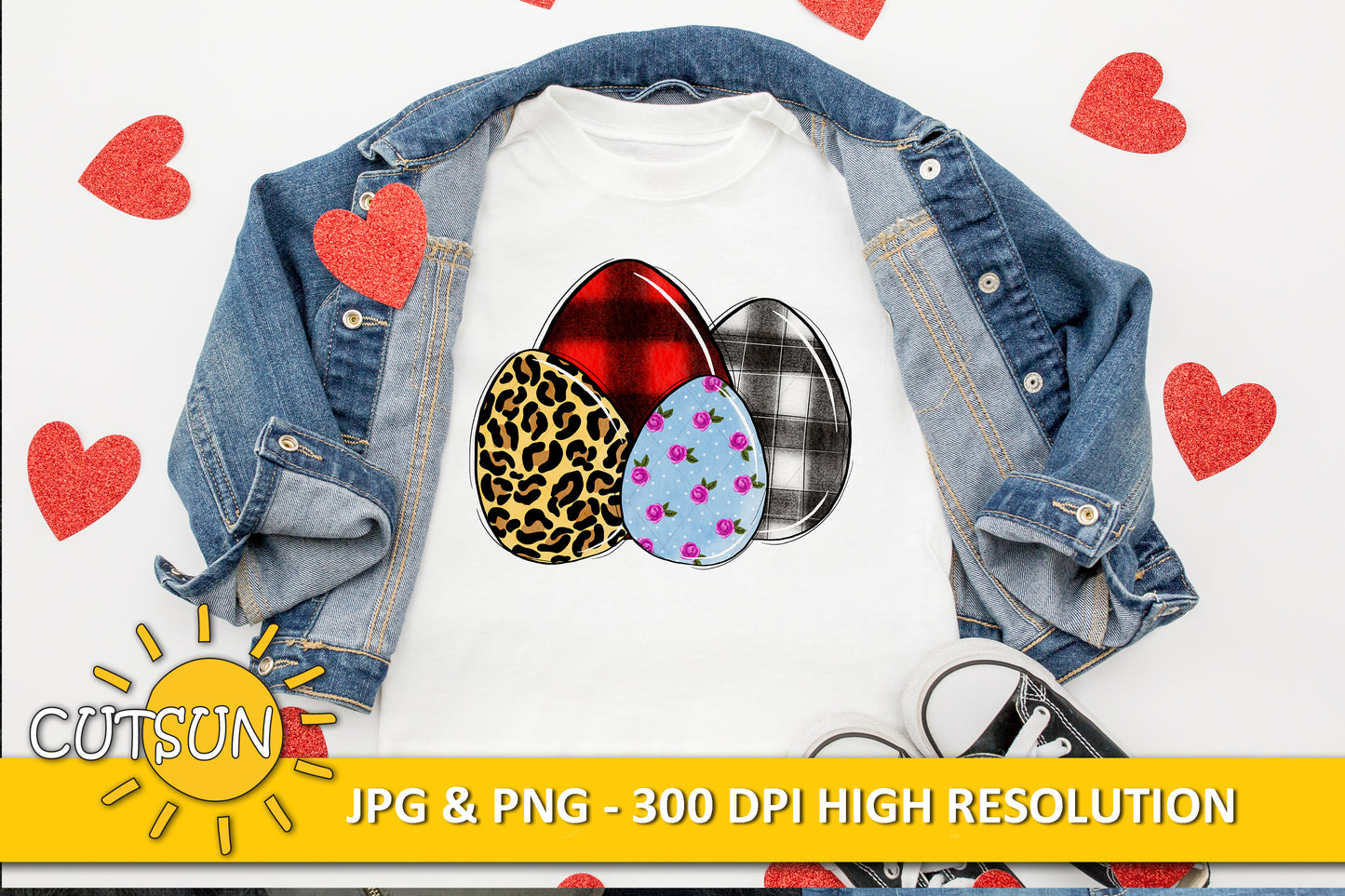 Easter Eggs Sublimation design download