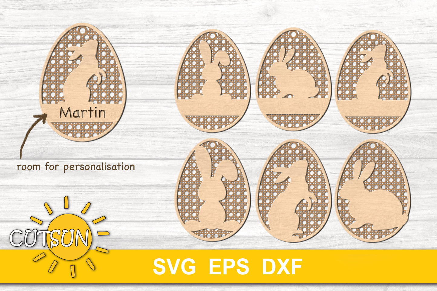 Rattan Cake Easter Basket ornaments SVG bundle