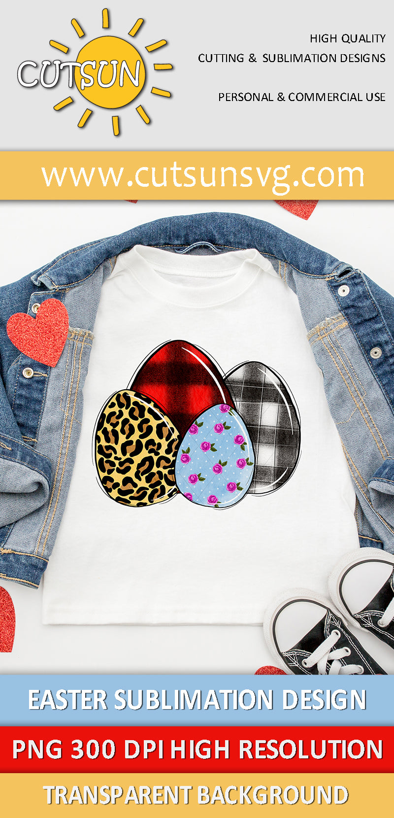 Easter Eggs Sublimation design download